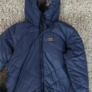 Women's Navy Puffer Jacket